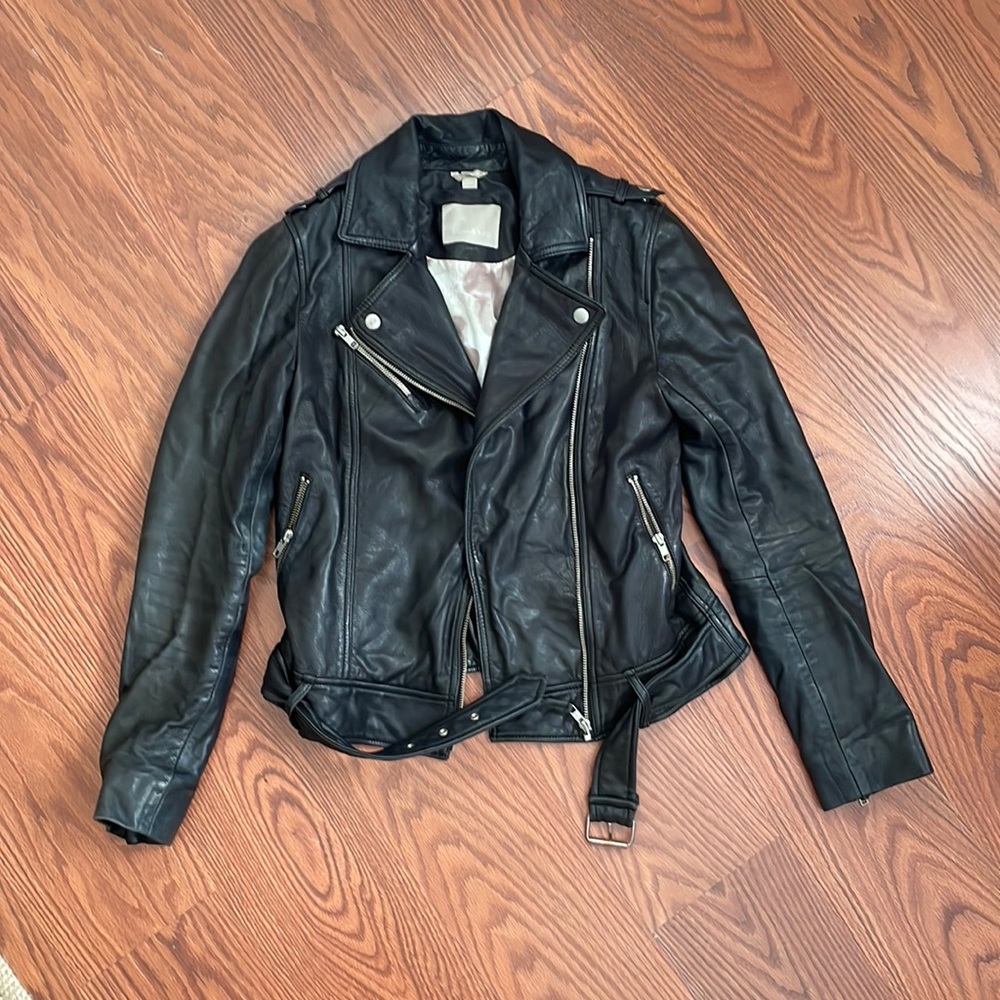 Leather jacket